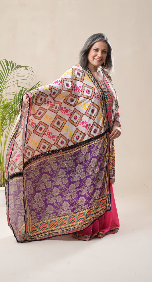 Multicolor Sharara Set,