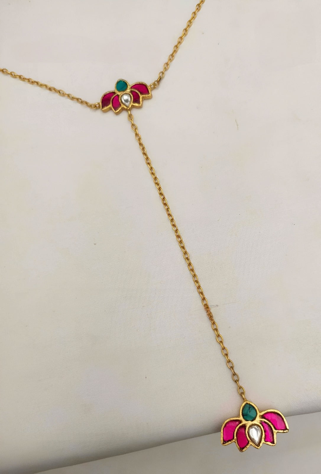 regal ruby minimalist lotus anti-tarnish heritage hathphool