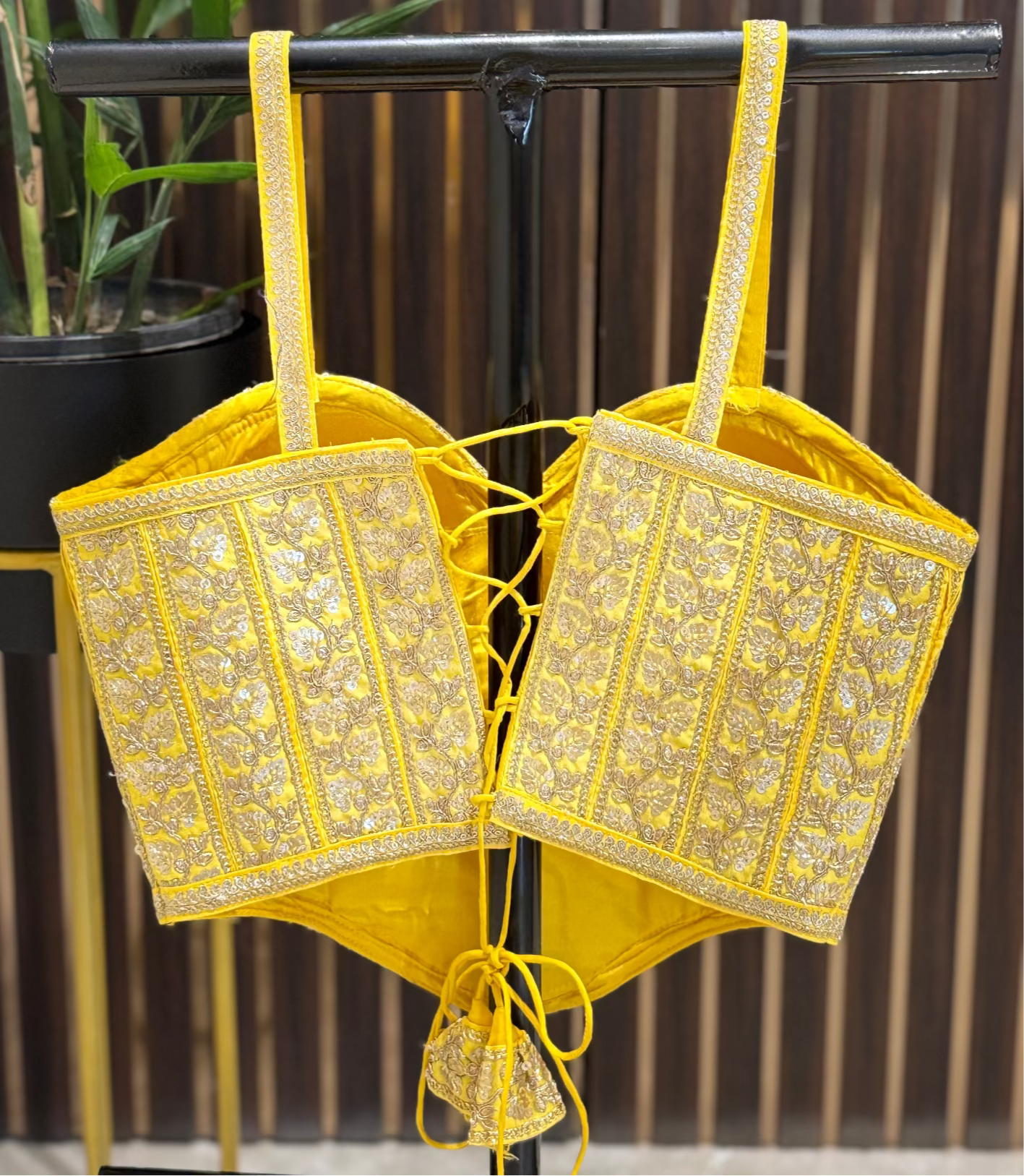 yellow blouse for women
