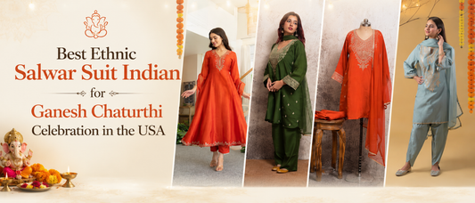 Best Ethnic Salwar Suit Indian for Ganesh Chaturthi Celebration