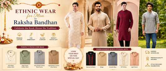 Ethnic Wear for Men for Raksha Bandhan