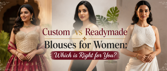 Custom vs Readymade Blouses for Wome
