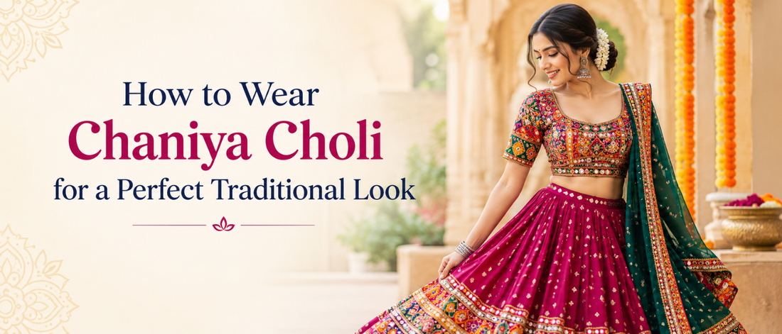 How to Wear Chaniya Choli