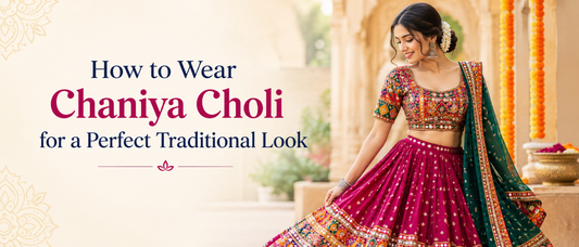 How to Wear Chaniya Choli