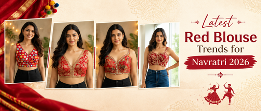 Red Blouse Trends for Navratri