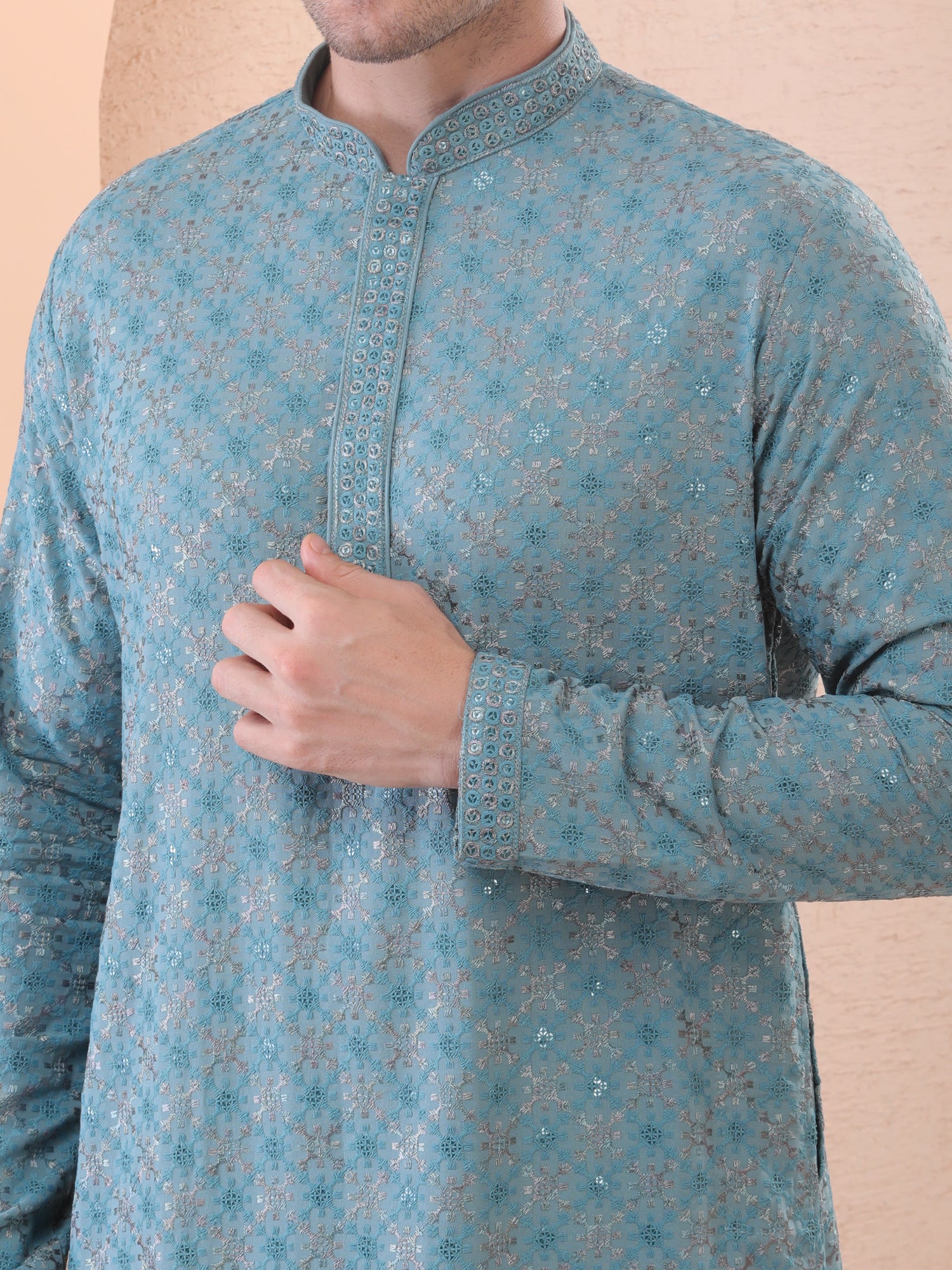 mens cotton kurta pajama set 