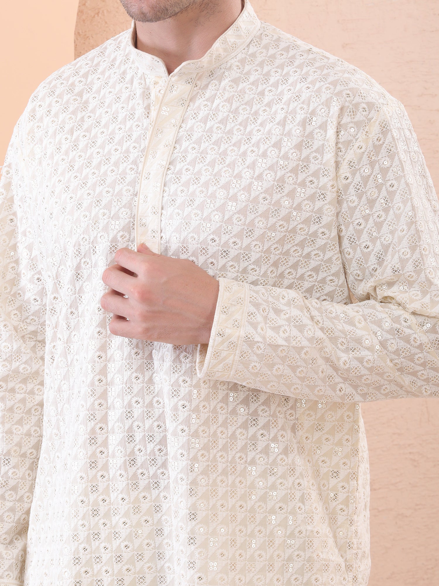 Classic White Kurta Pajama Set