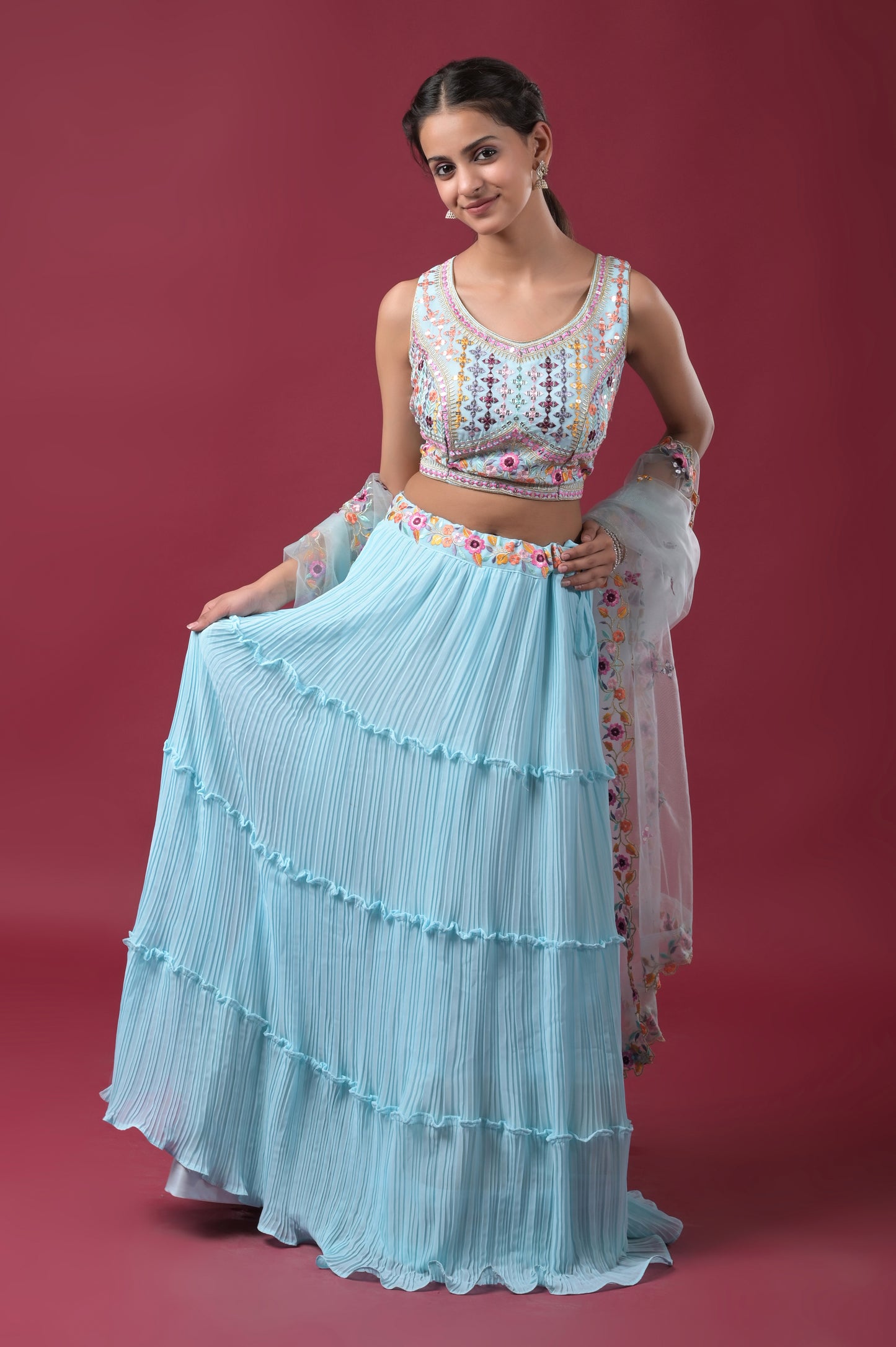 party wear lehngas