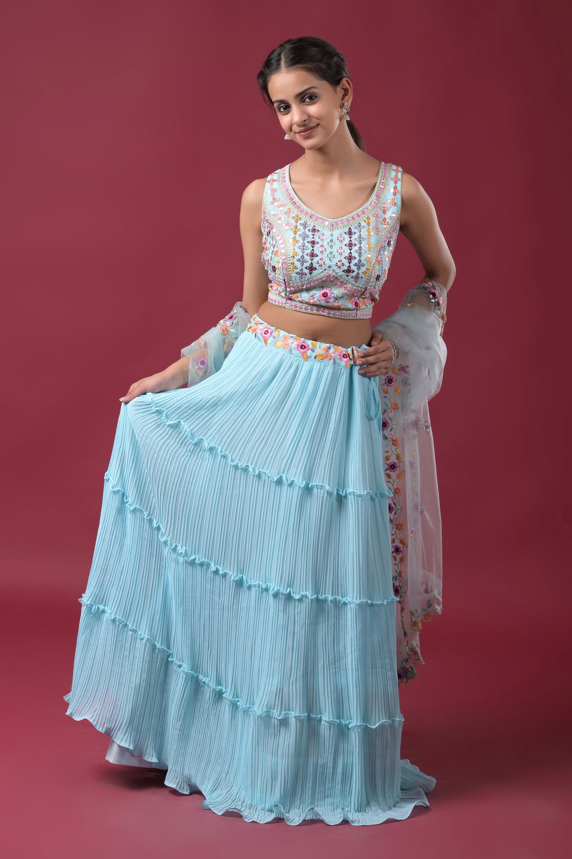 party wear lehngas