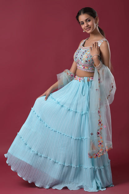 party wear lehngas