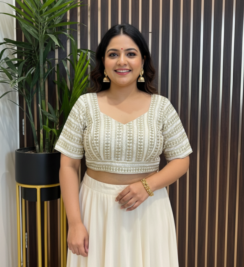 off white plus size blouse in USA