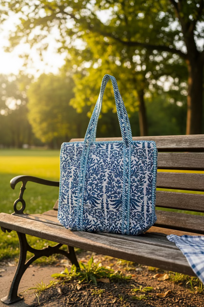 coastal boho tote