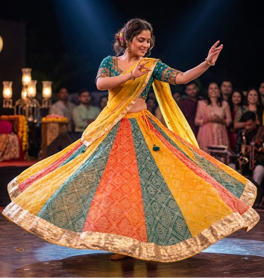 Garba, chaniya choli skirt