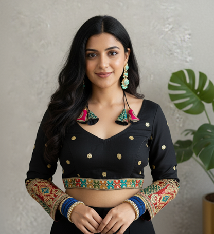 black long sleeves blouse