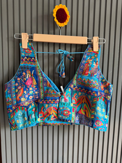 Traditional Multi-coloured Weaved Brocade Blouses | Ready to Wear Collection