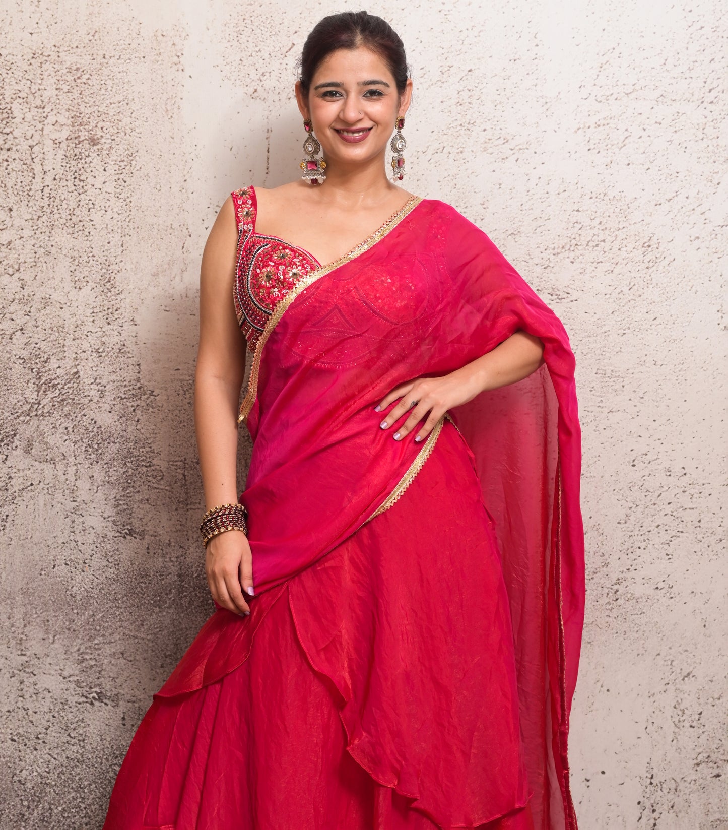 party wear indo western dress
