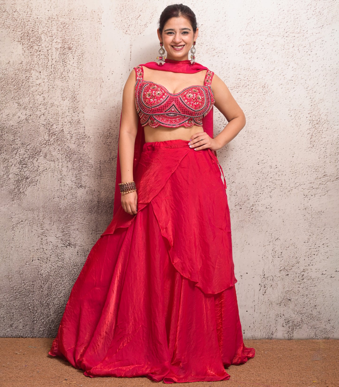 party wear indo western dress