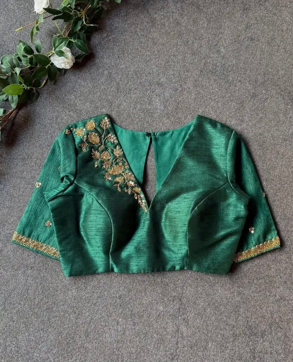 green blouse for women