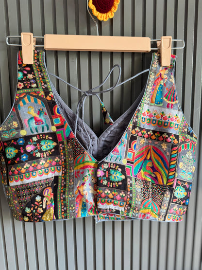 Traditional Multi-coloured Weaved Brocade Blouses | Ready to Wear Collection