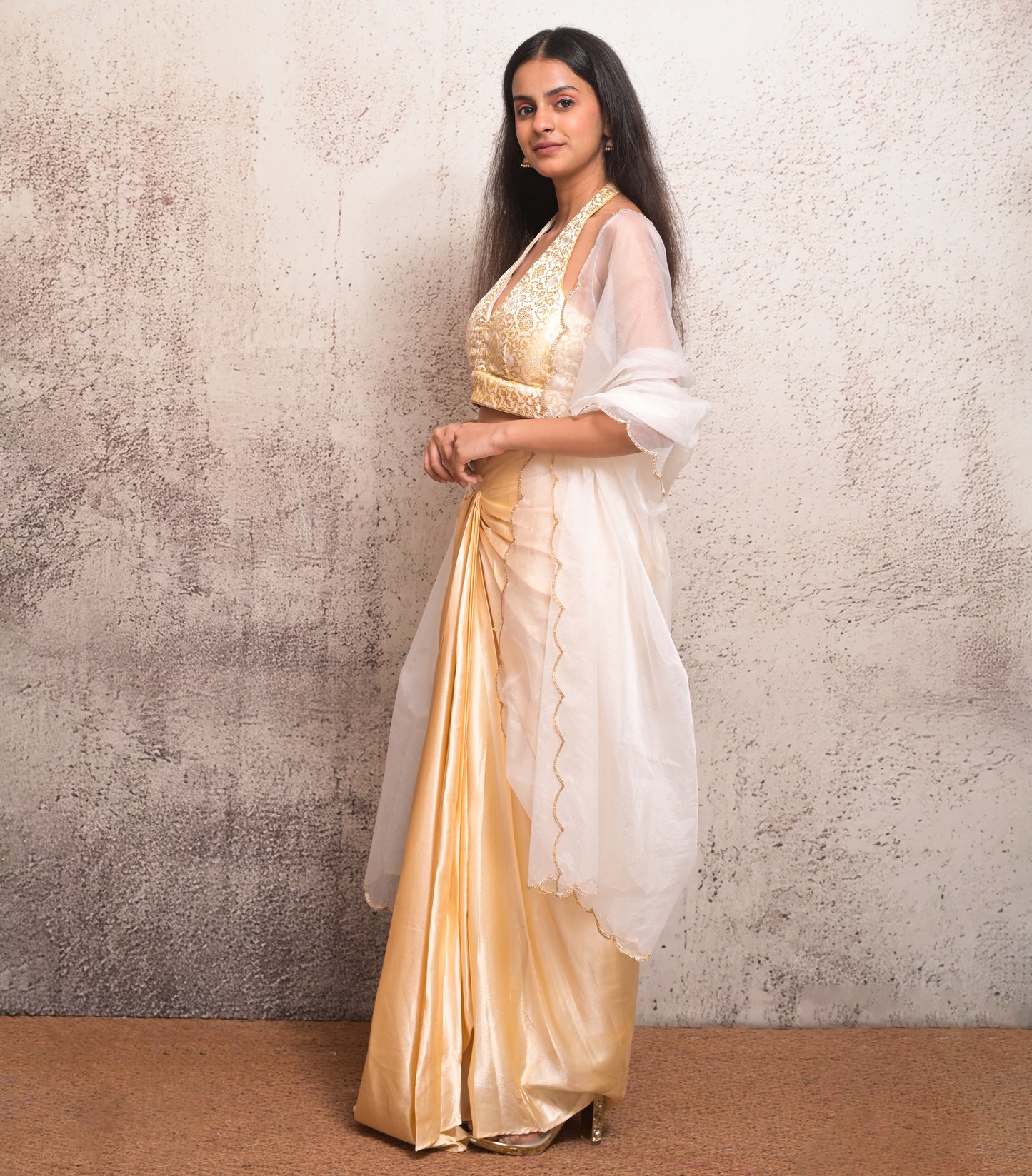 party wear indo western dress
