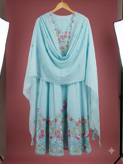 Long Anarkali Suit for Wedding