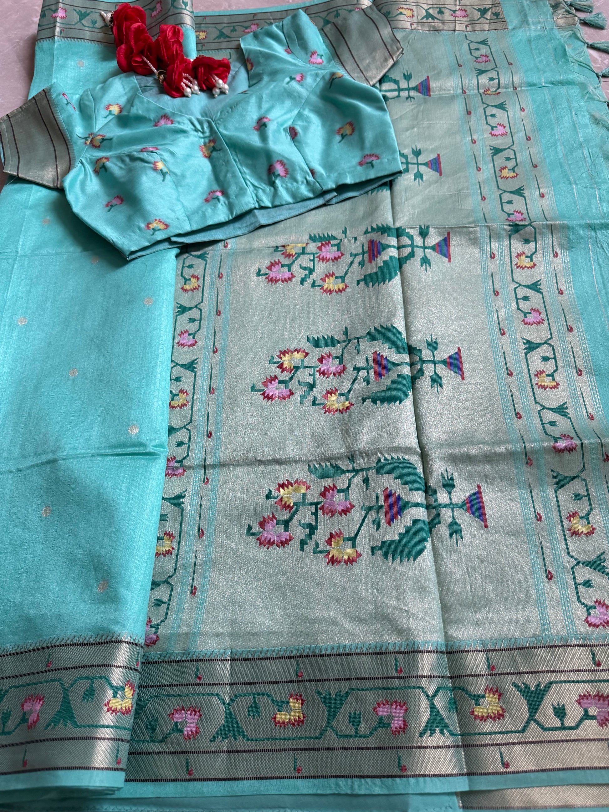 silk saree for women.