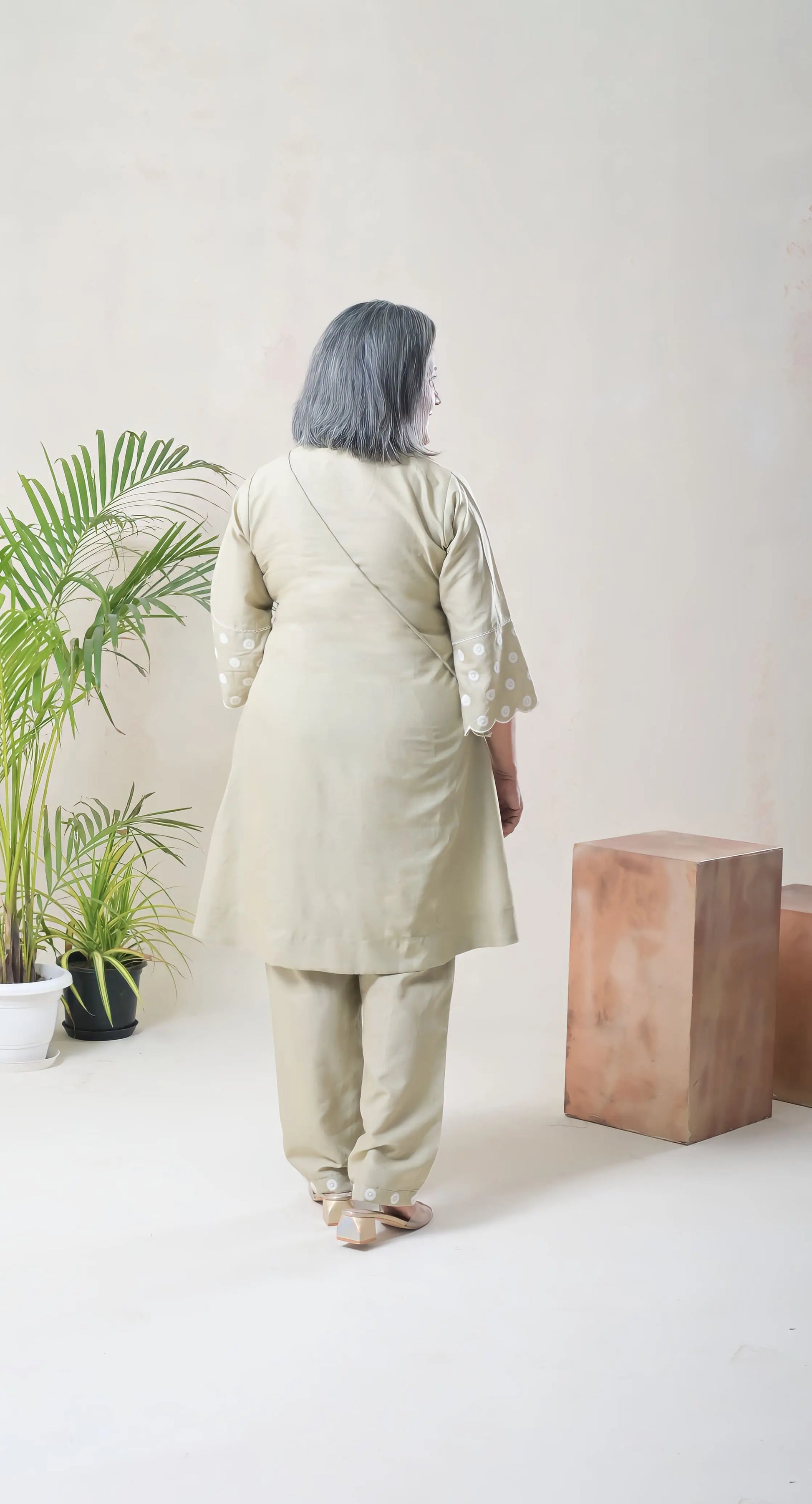 linen cotton co-ord set for women