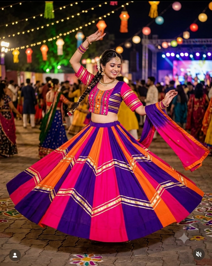 cotton Chaniya choli
