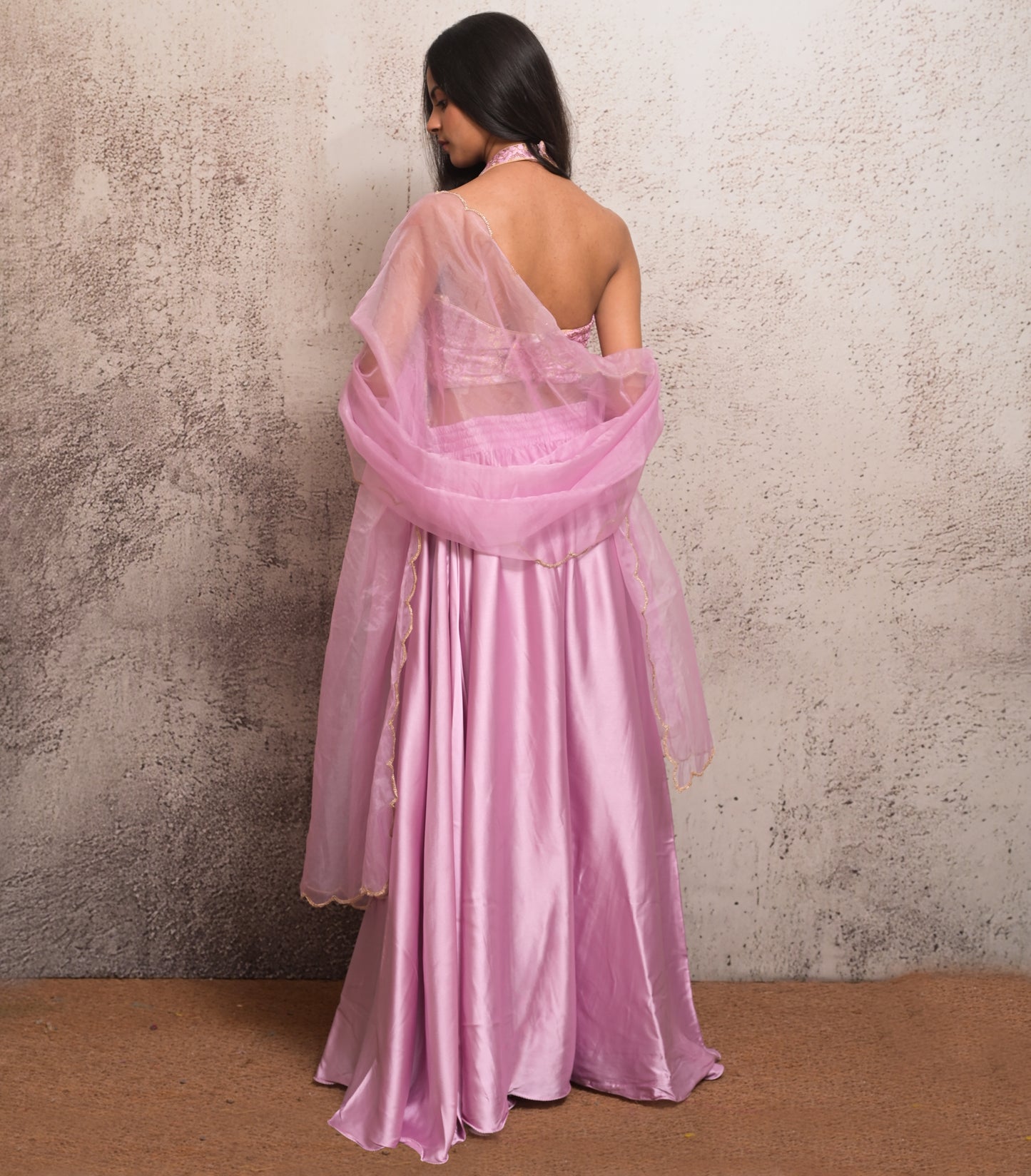 party wear dress indo western