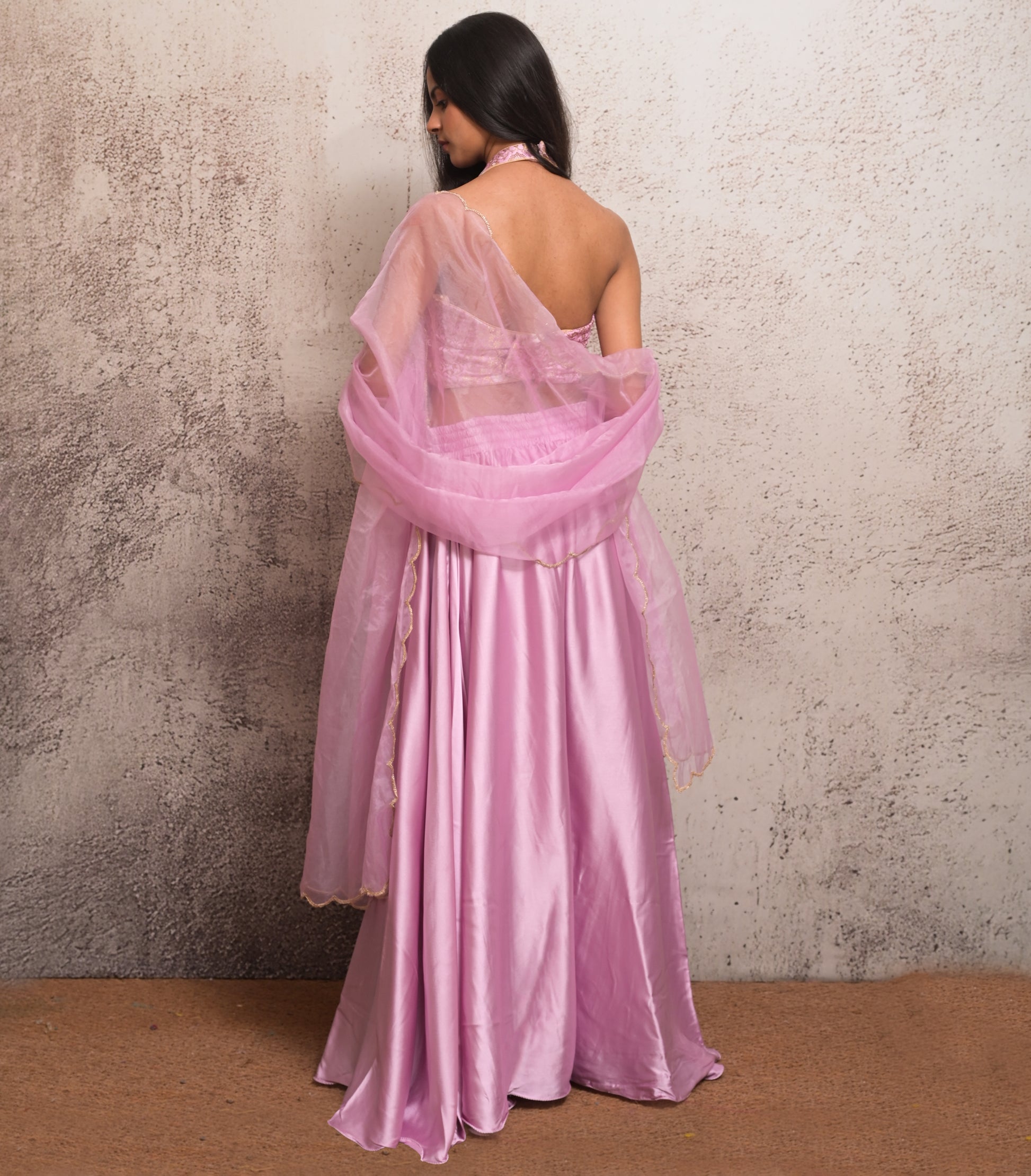 party wear dress indo western