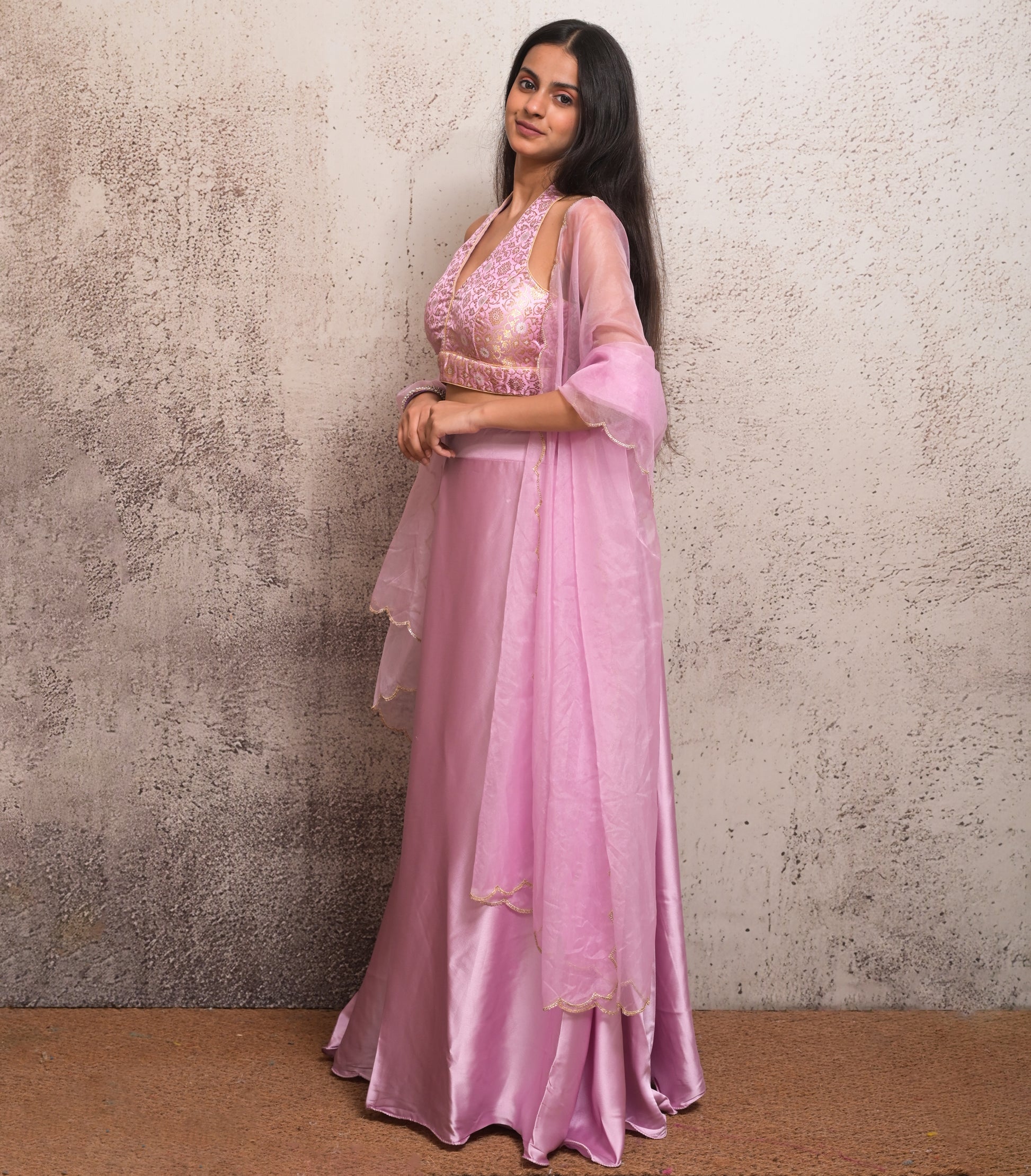 party wear dress indo western