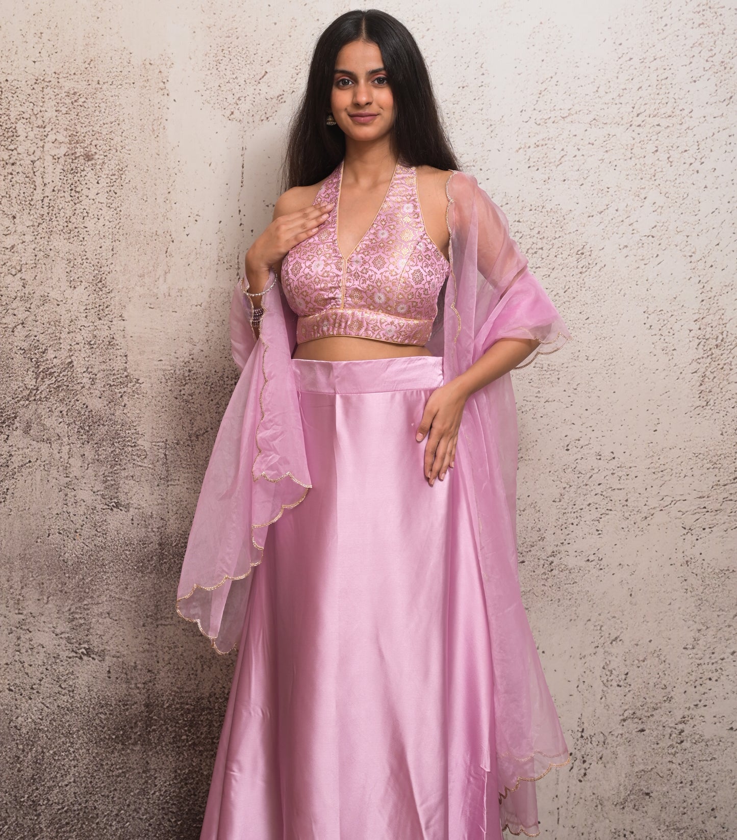 party wear dress indo western
