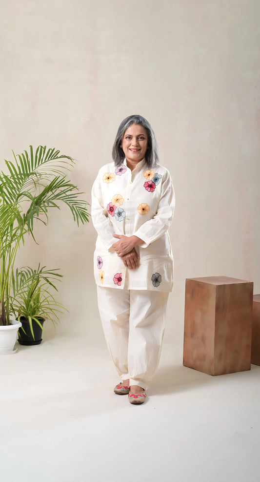 soft cotton co-ord set for women