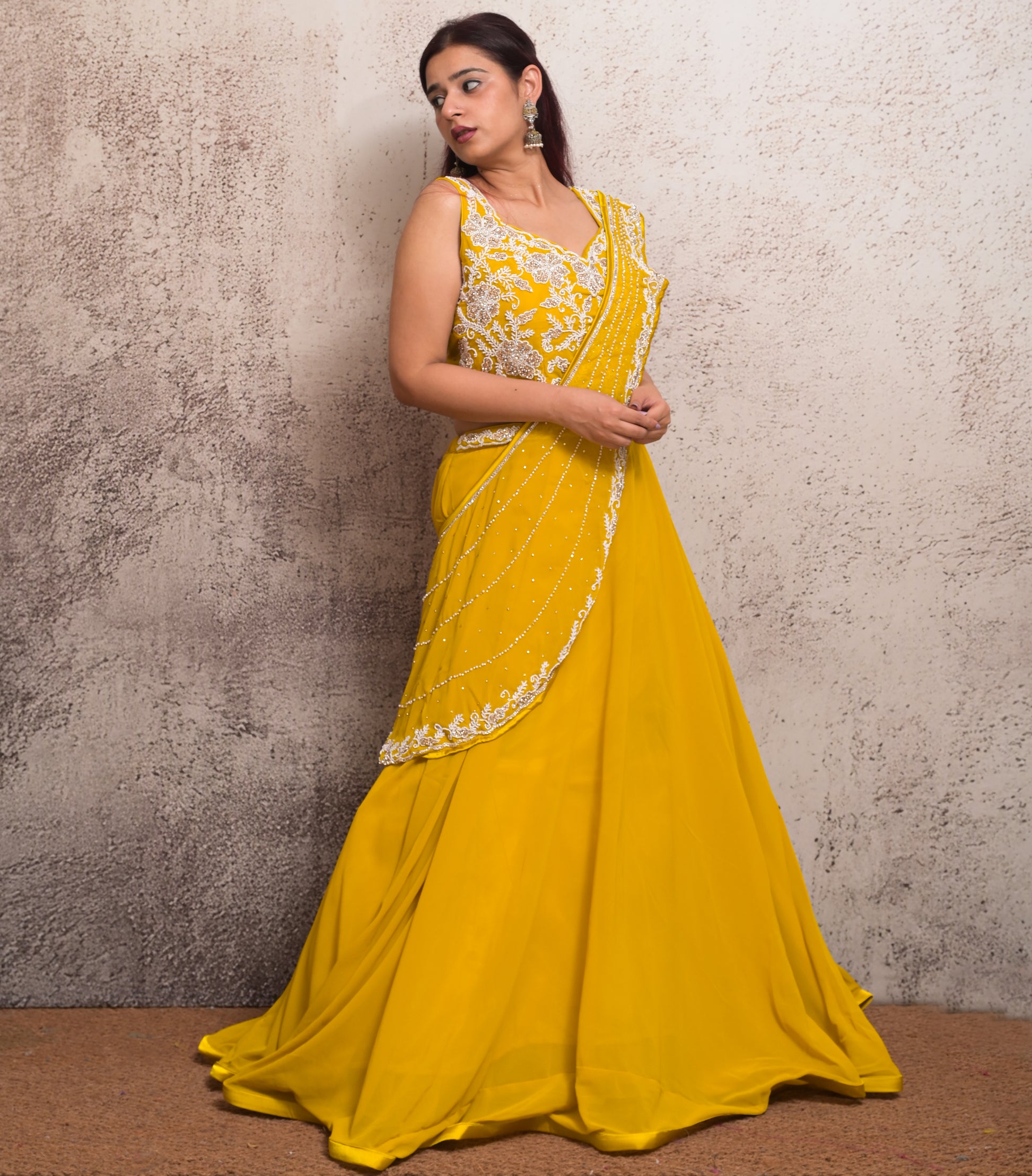 readymade saree for women